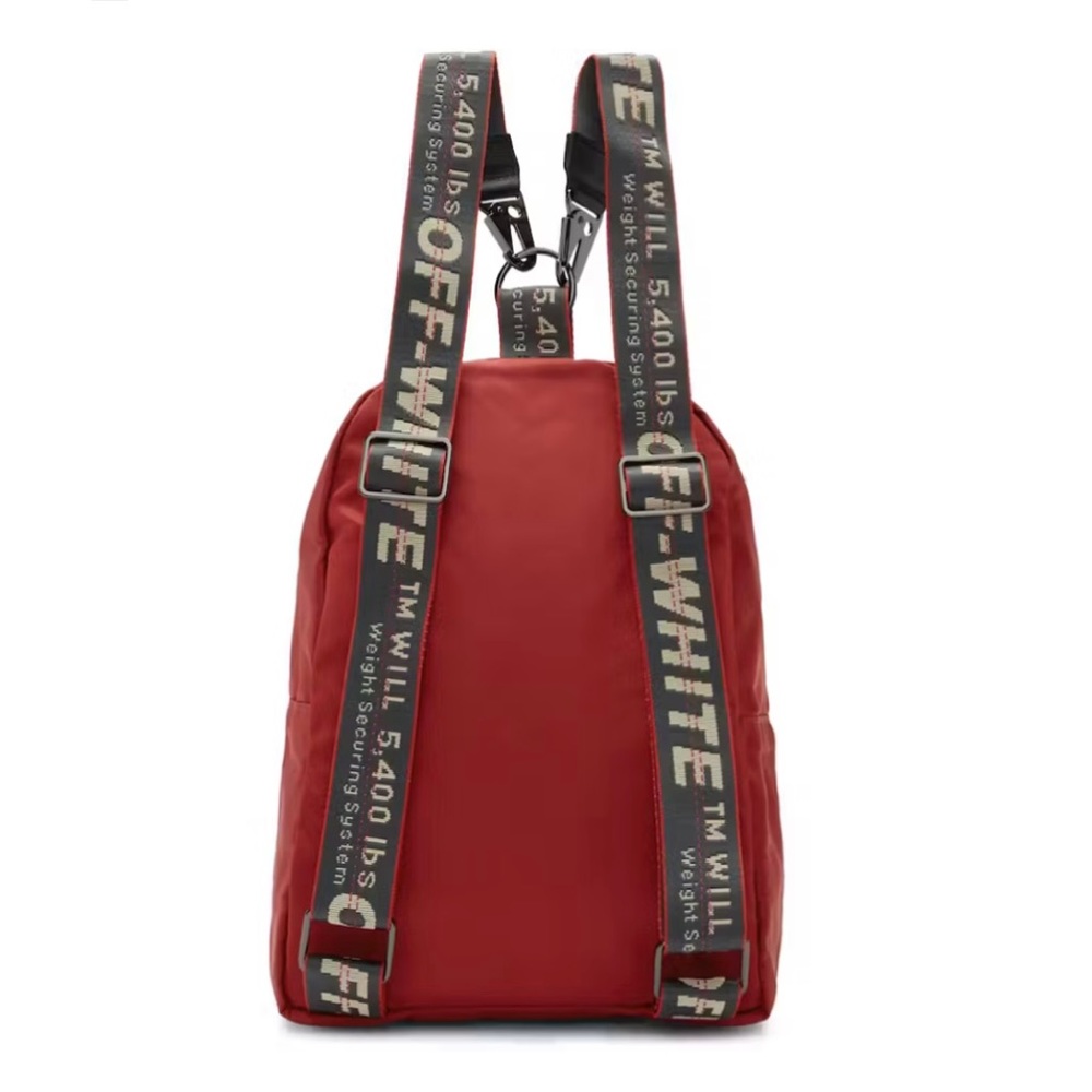 OFF White Mini Red Backpack NWOT